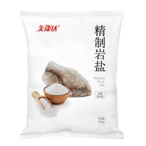 美康达精制岩盐加碘食用盐400g