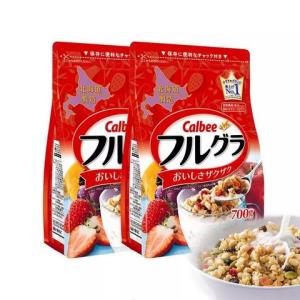 calbee卡乐比北海道产富果乐水果麦片700g袋2