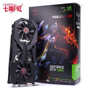 ߲ʺ(Colorful)iGameGTX1060 Vulcan X OC 1620-1847MHz/8008MHz 6G/192bitԼԿ1479Ԫ