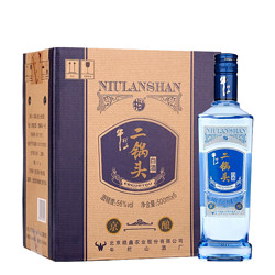 niulanshan牛栏山百年牛栏山二锅头56度京酿清香型白酒500ml6瓶