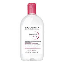 bioderma贝德玛卸妆水粉水舒妍多效洁肤液双瓶装500ml2