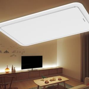 panasonic松下盈夕系列led吸顶灯银色装饰条67w